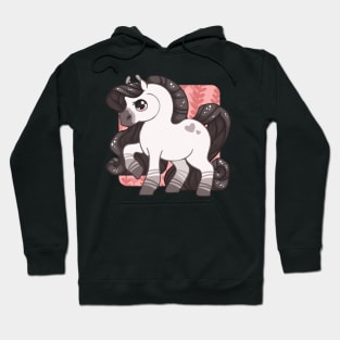 White pony Hoodie